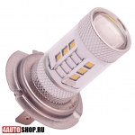   Светодиодная автолампа H7 12 LED SMD2323 + линза 2 CREE (2шт.)