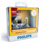  Philips Галогенная автомобильная лампа HB3 9005 Philips Weather Vision 65W (2шт.)