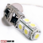   Светодиодная автолампа H3 9 LED SMD5050 (2шт.)